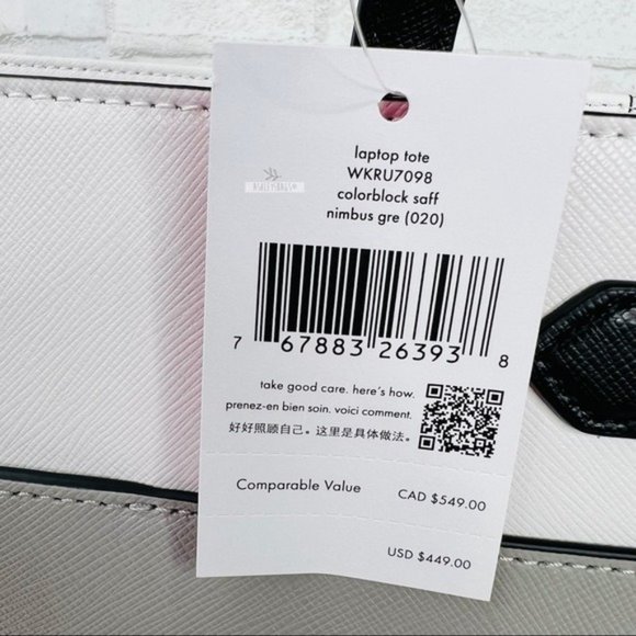 Kate Spade Colorblock Large Laptop Tote Shoulder Bag - Picture 13 of 14